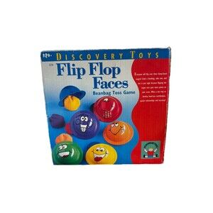Discovery Toys Flip Flop Faces Beanbag Toss Game New Open Box